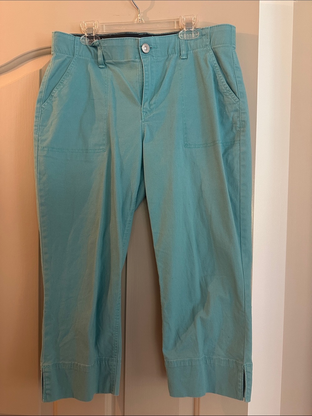 Gloria Vanderbilt Teal Capris